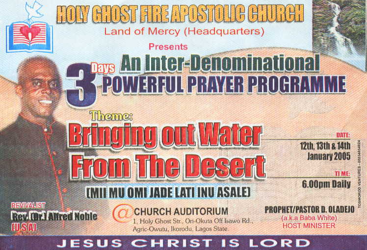 Revival at Holy Ghost Fire Apostolic